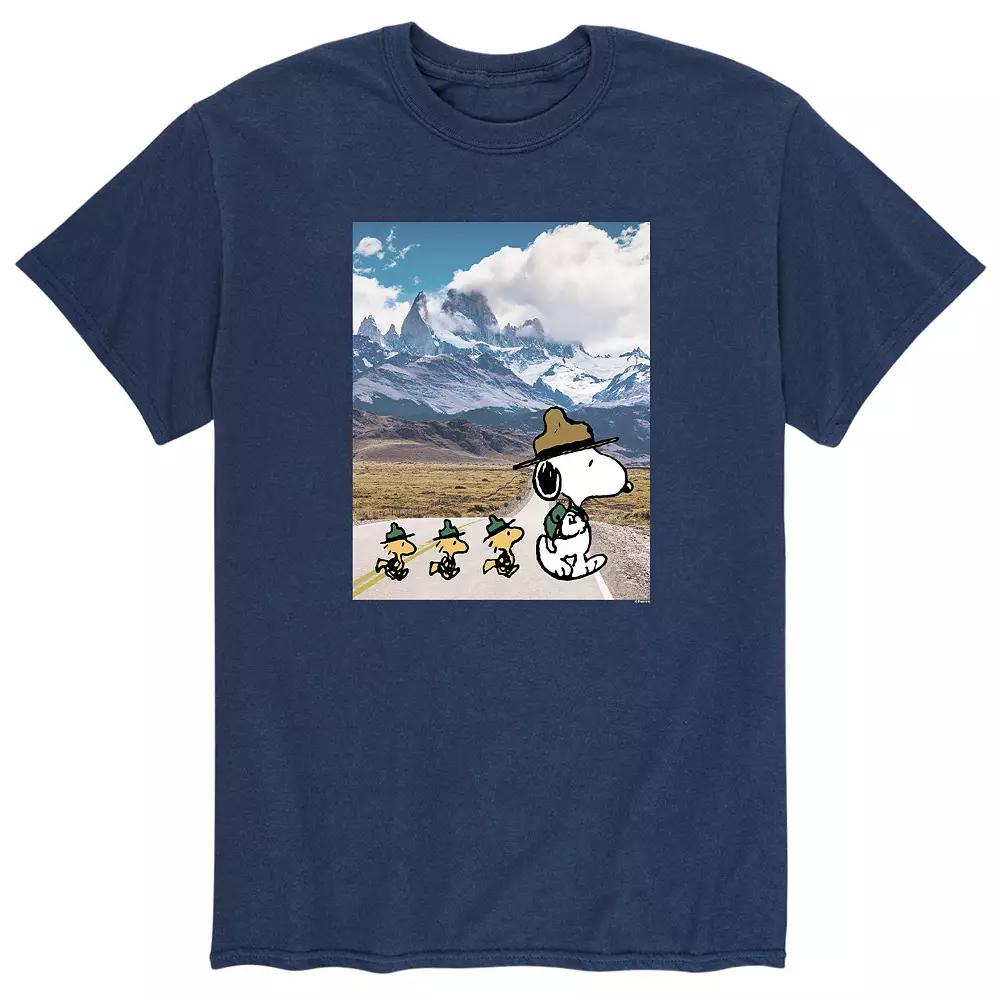 Men's Peanuts Snoopy Nature Crossing Tee,  Product Image