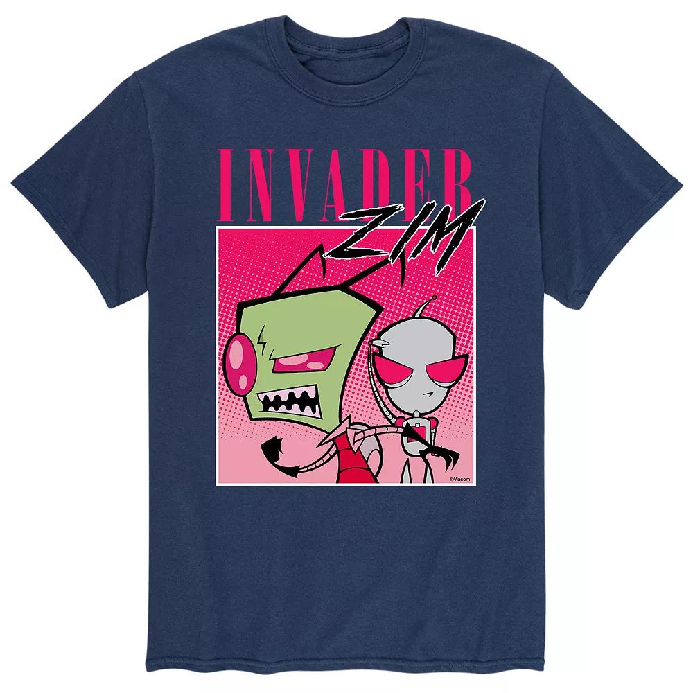Men's Invader Zim Pink Box Tee,  Product Image