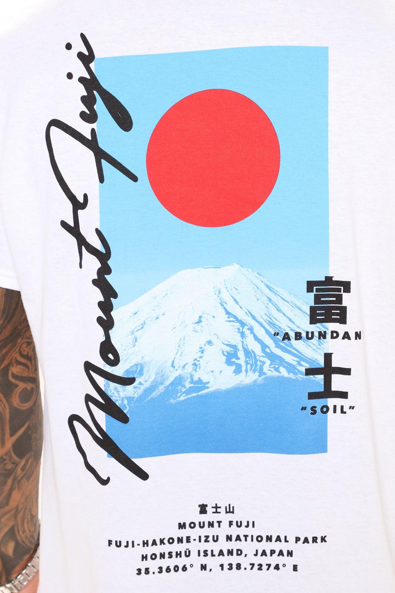 Mount Fuji Short Sleeve Tee - White Product Image