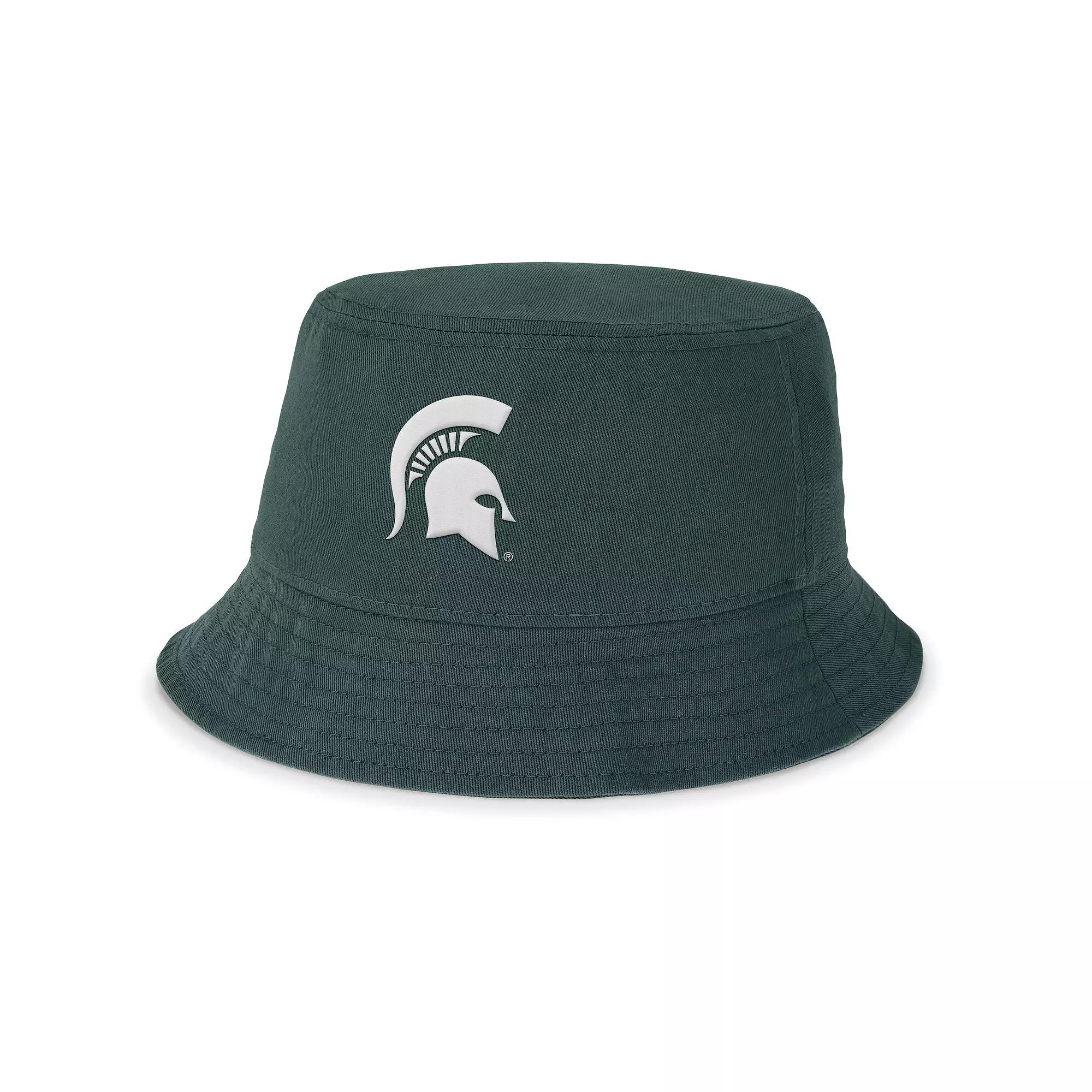 Men's Nike Green Michigan State Spartans Local Apex Bucket Hat,  Product Image