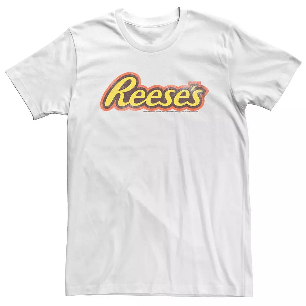 Big & Tall Reeses Milk Chocolate Vintage Logo Tee, Men's, Size: 3XL Tall, White Product Image
