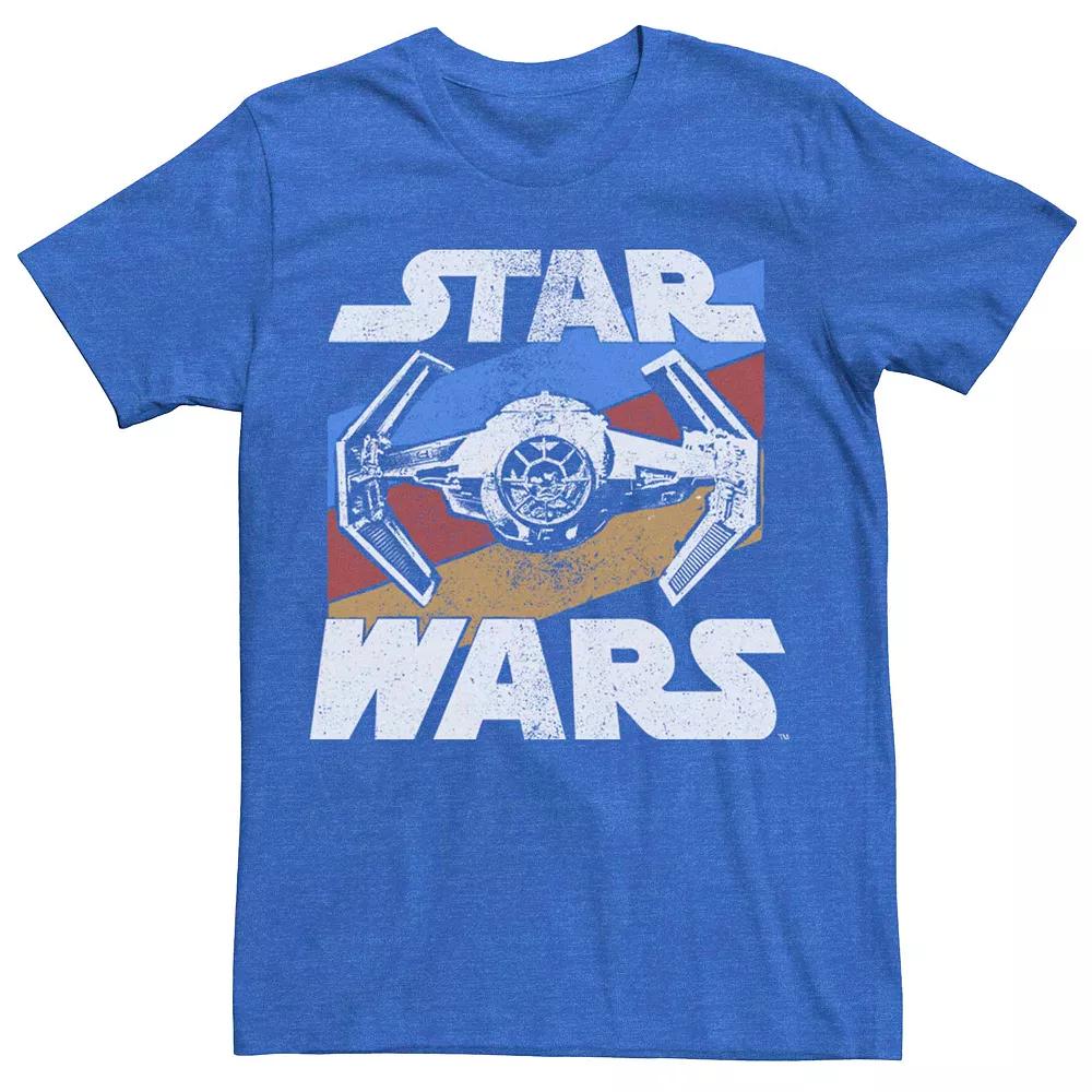 Men's Star Wars Tie Fighter Distressed Poster Graphic Tee,  Product Image
