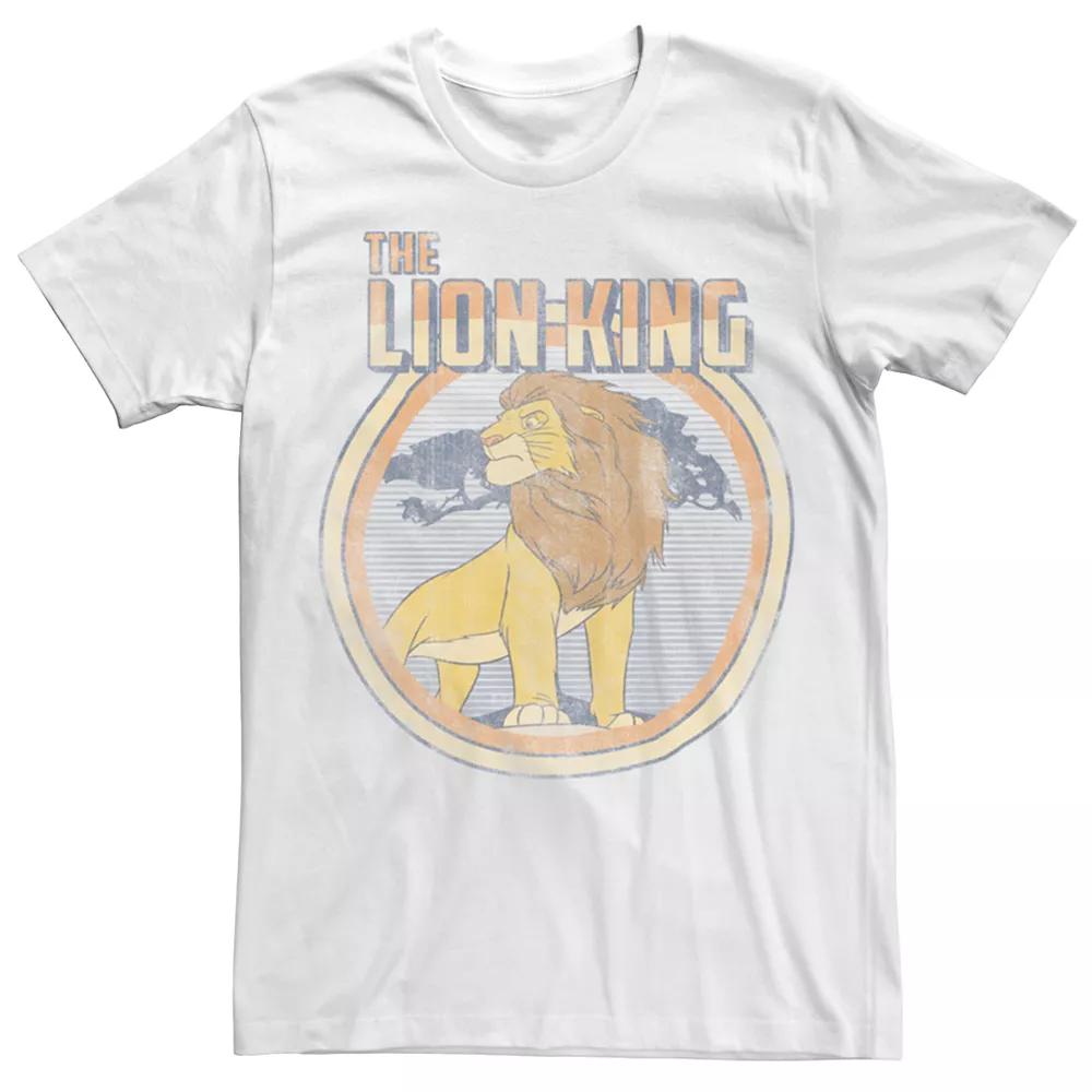 Men's Disney's The Lion King Simba The New King Circle Logo Tee,  Product Image