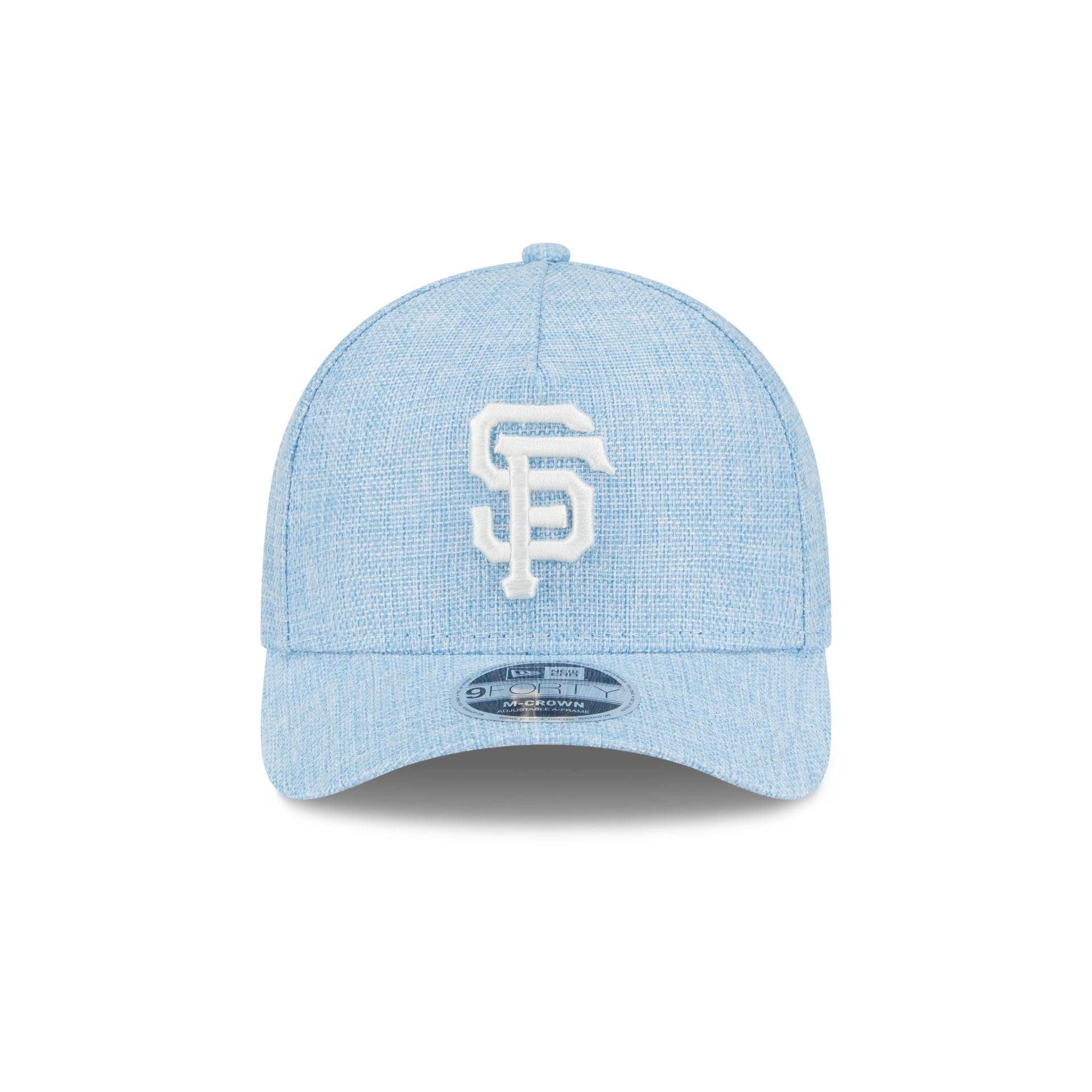 San Francisco Giants Cotton Weaver Blue 9FORTY M-Crown A-Frame Snapback Hat Male Product Image