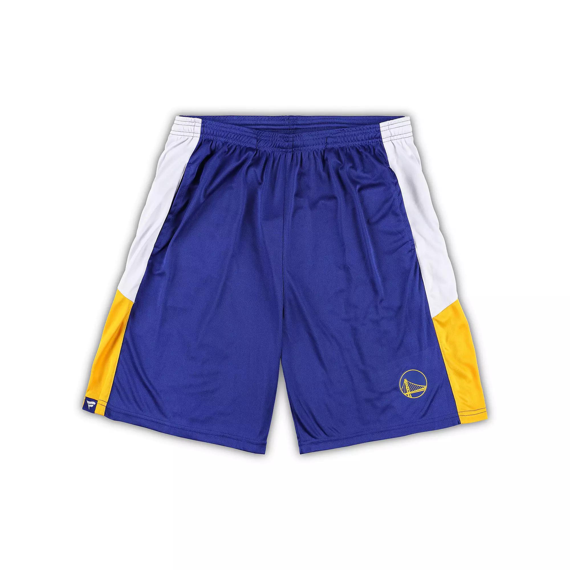 Men's Fanatics Branded Royal Golden State Warriors Big & Tall Champion Rush Practice Shorts,  Product Image