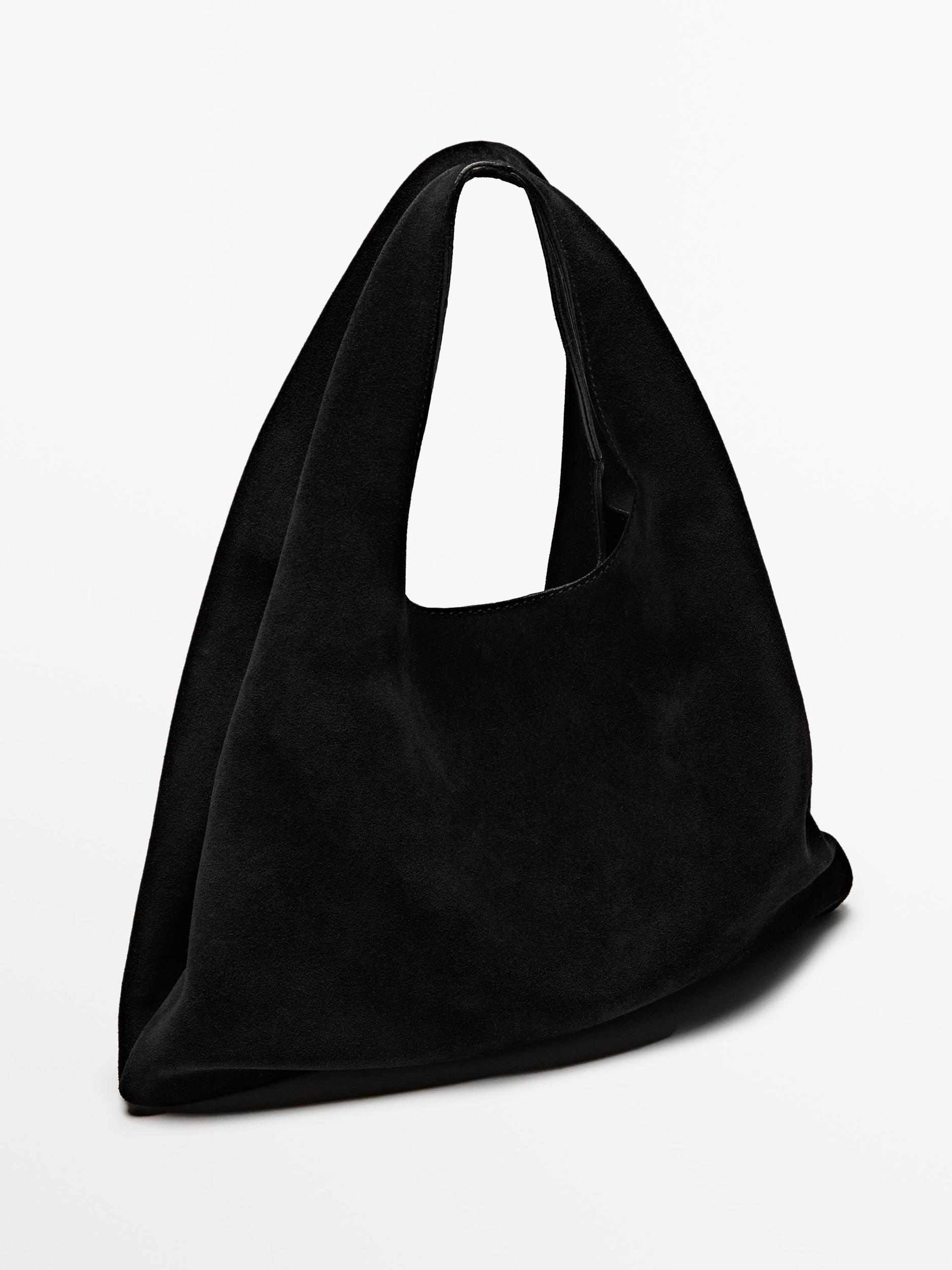Split suede mini bag Product Image