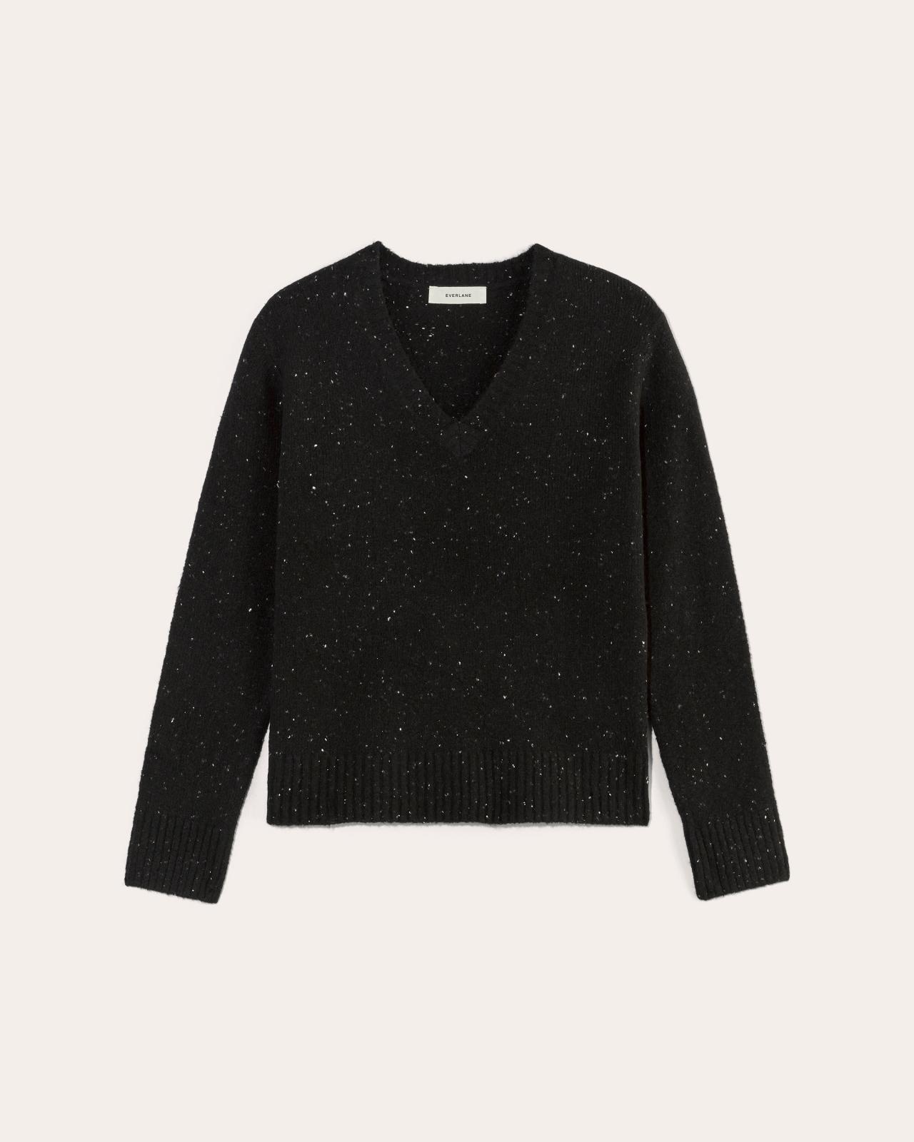 Womens V-Neck Sweater in Plush Cotton by Everlane Product Image