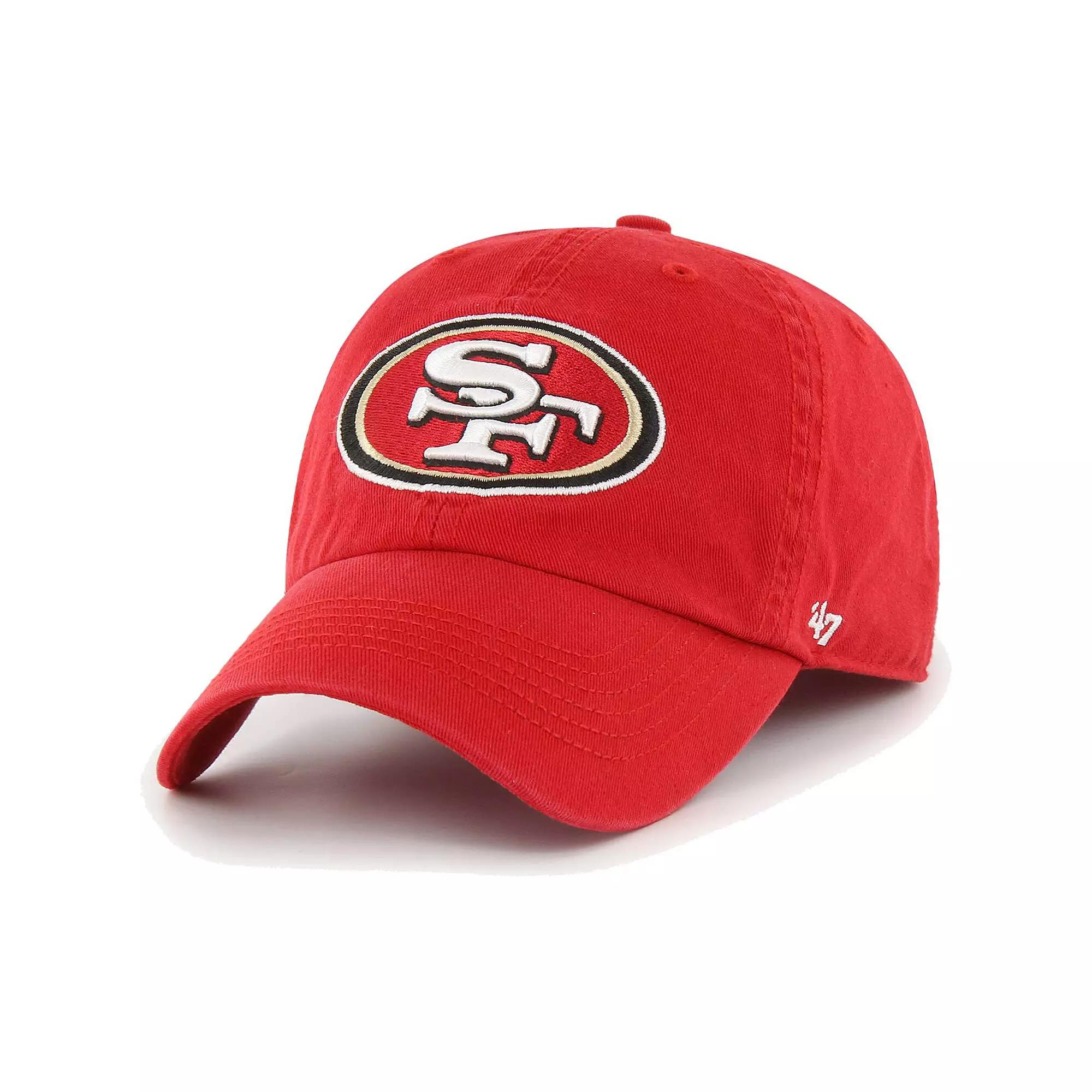 Men's '47 Scarlet San Francisco 49ers Franchise Logo Fitted Hat, Size: Small, Red Product Image