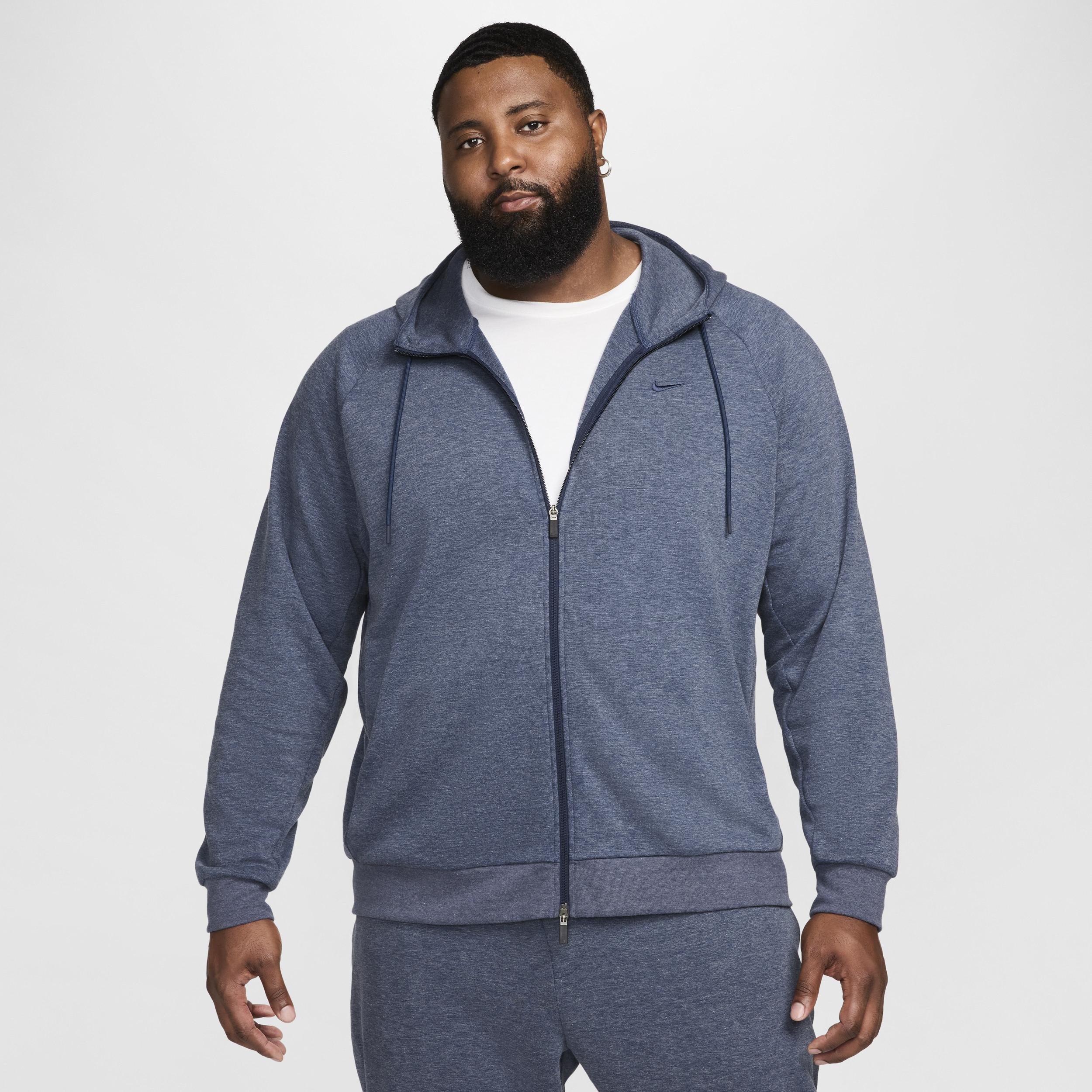 Nike Mens Primary Fleece Dri-FIT UV Full-Zip Performance Hoodie | FZ0967-473 Product Image