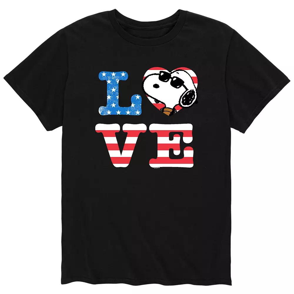 Men's Peanuts Snoopy Love Tee,  Product Image