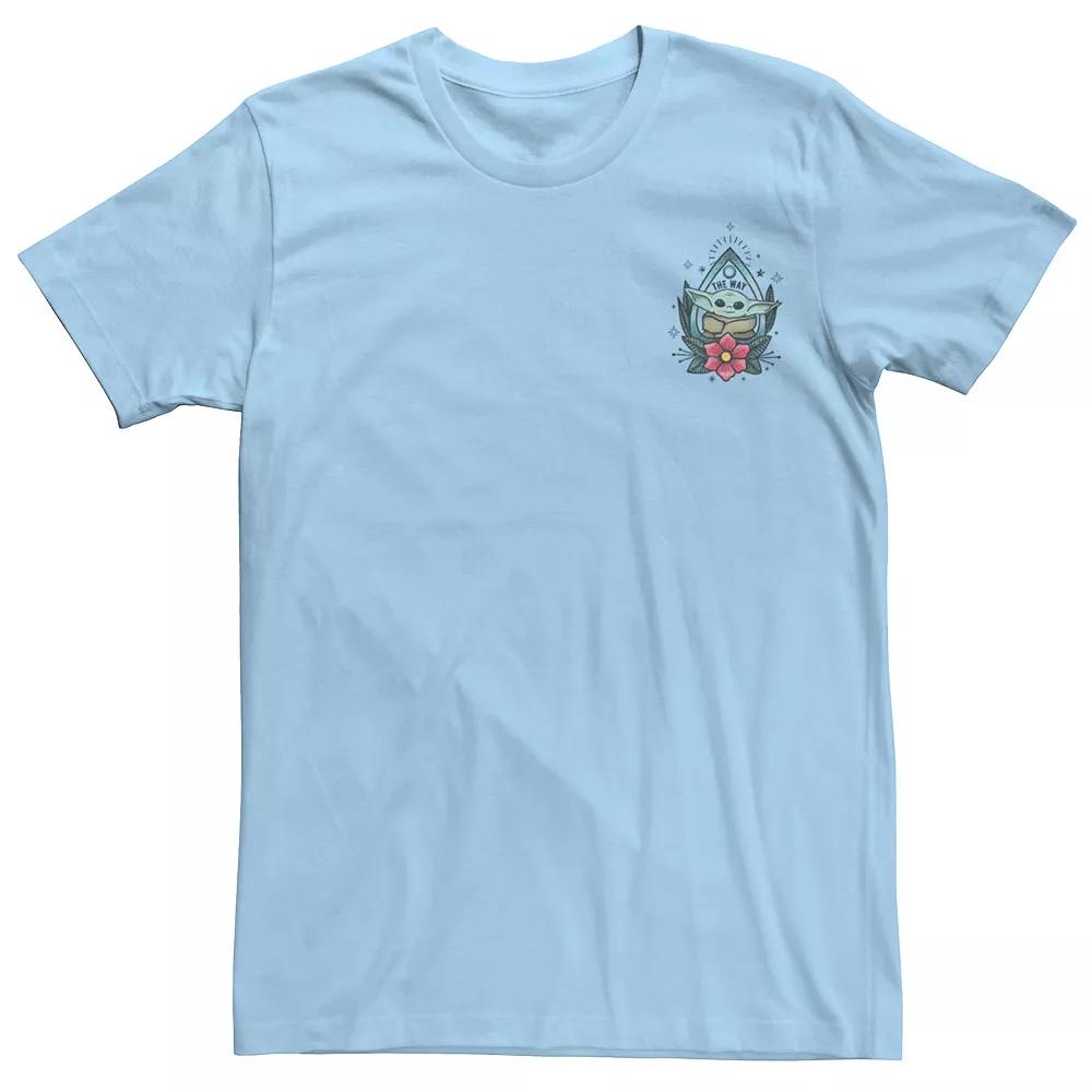 Men's Star Wars The Mandalorian Planchette Child Pocket Hit Tee,  Product Image