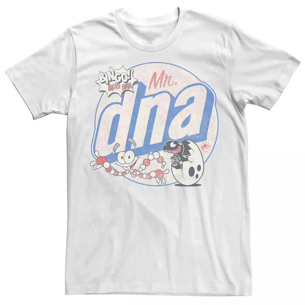 Men's Jurassic World Mr. DNA Bingo Old School Tee,  Product Image