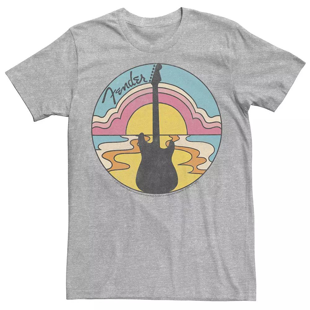 Men's Fender Groovy Sunset Logo Graphic Tee,  Product Image
