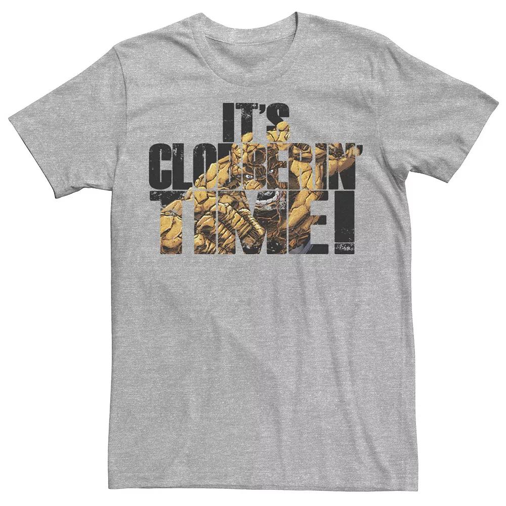 Men's Marvel Fantastic Four It's Clobberin' Time Text Fill Tee,  Product Image