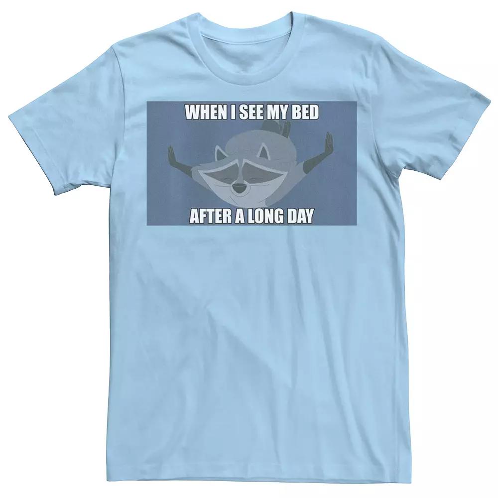 Disney's Pocahontas Meeko Men's When I See My Bed Meme Tee,  Product Image