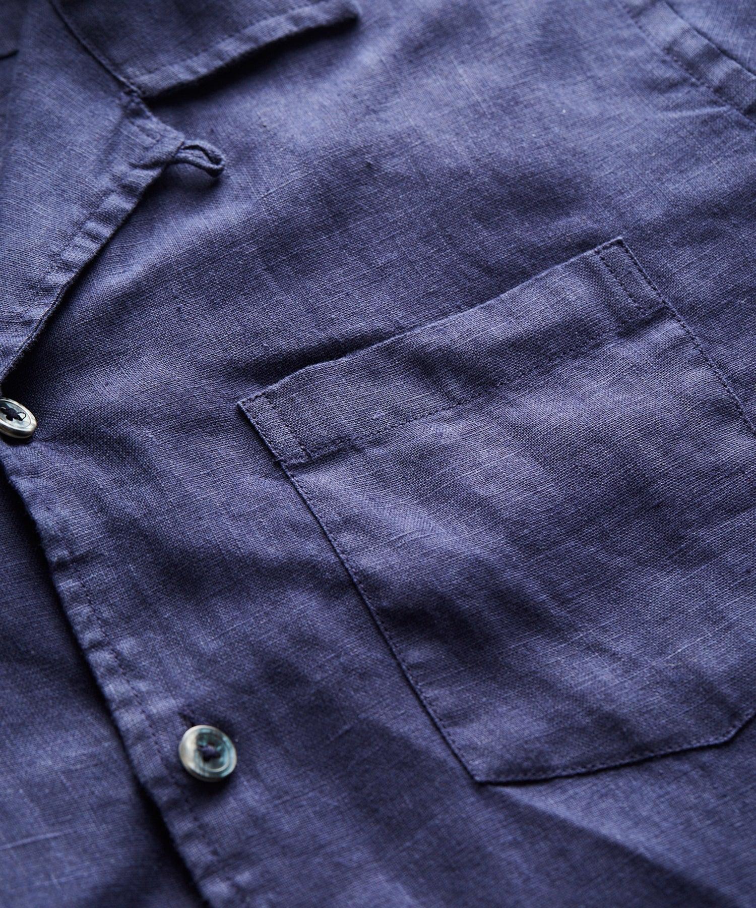 Sea Soft Irish Linen Camp Collar Shirt Product Image