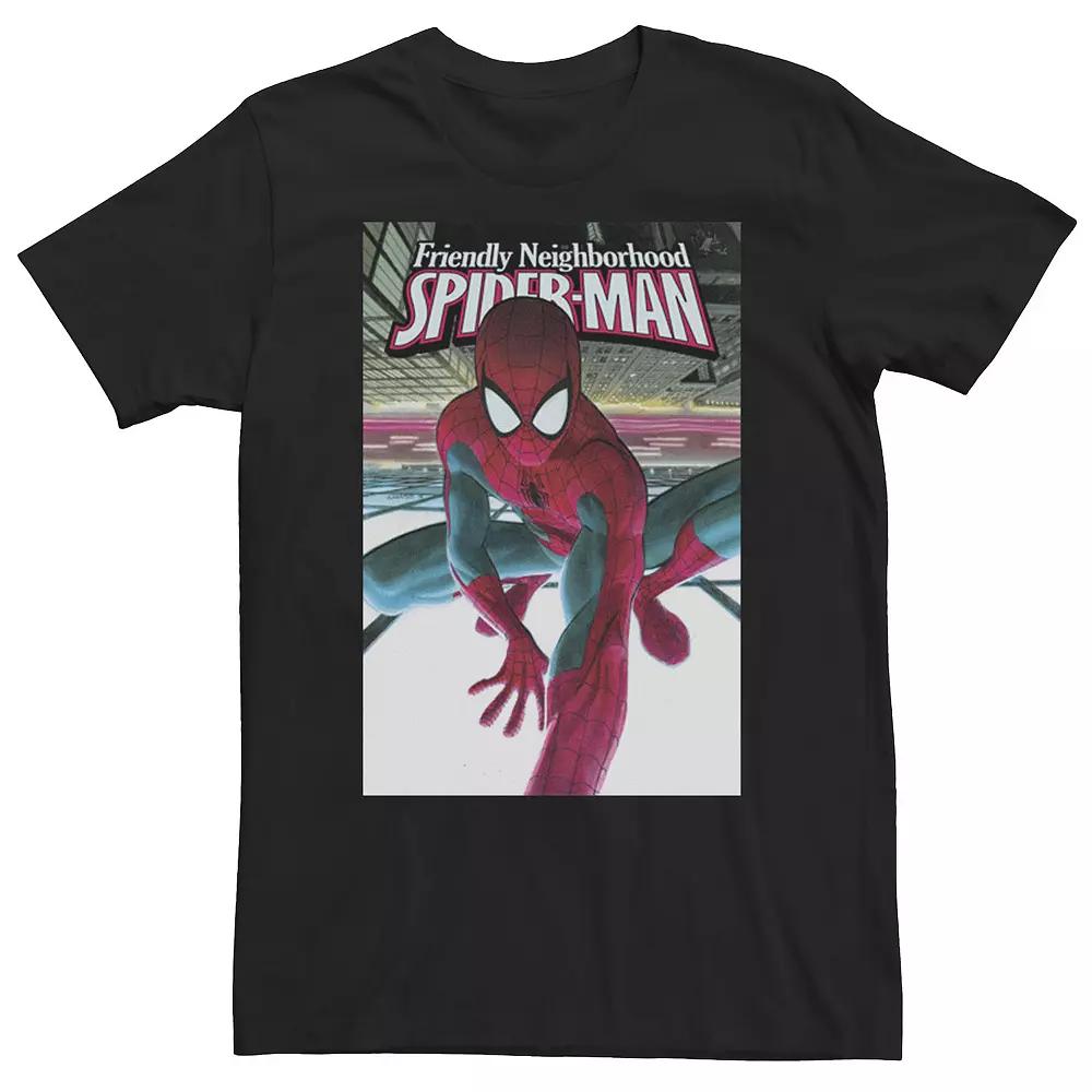 Big & Tall Marvel Comixology Friendly Neighborhood Spider-Man Comic Tee, Men's,  Product Image