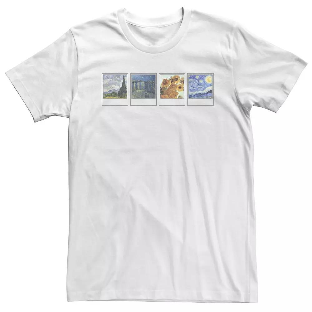 Big & Tall Trendy Vincent van Gogh Polaroids Tee, Men's,  Product Image