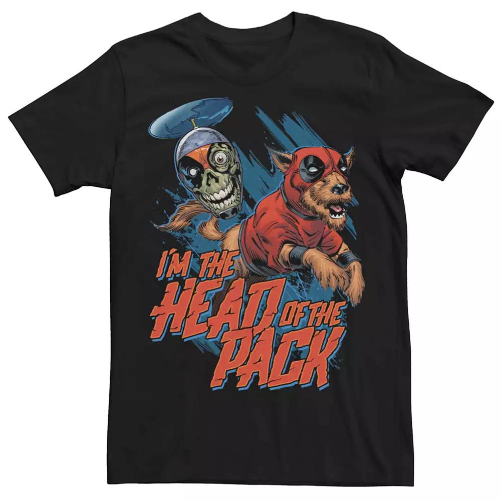 Men's Marvel Dogpool Head Of The Pack Tee,  Product Image