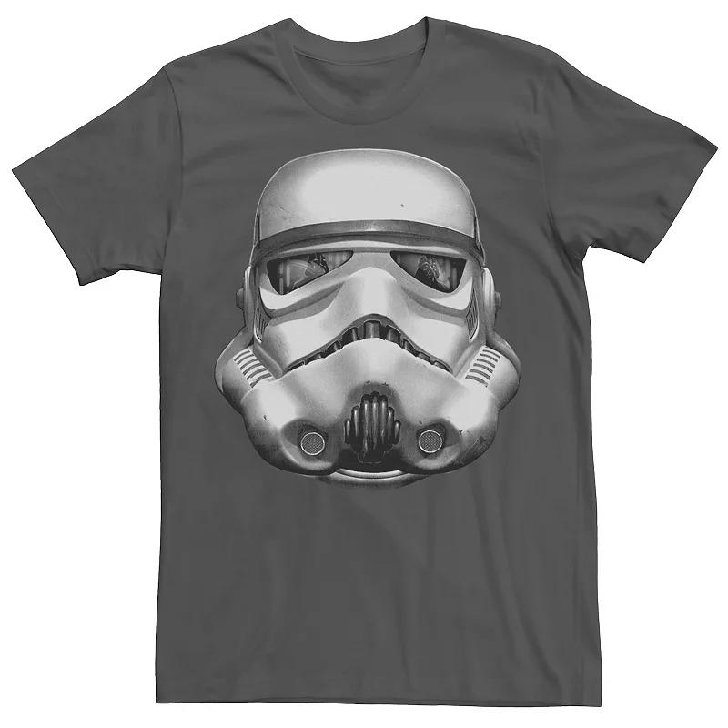Mens Star Wars Storm Trooper Vader In Eyes Tee Grey Product Image