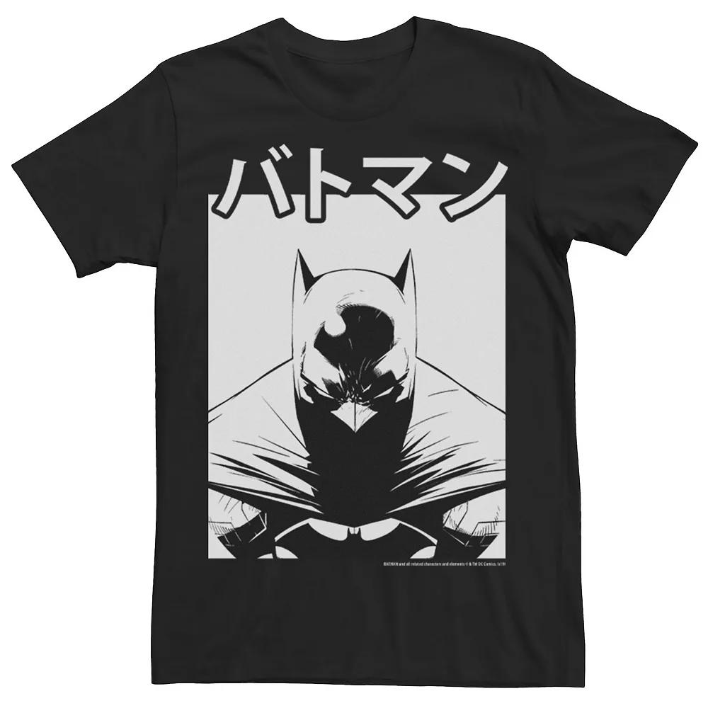 Men's Batman Kanji Batman Graphic Tee, Size: Large, Black Product Image