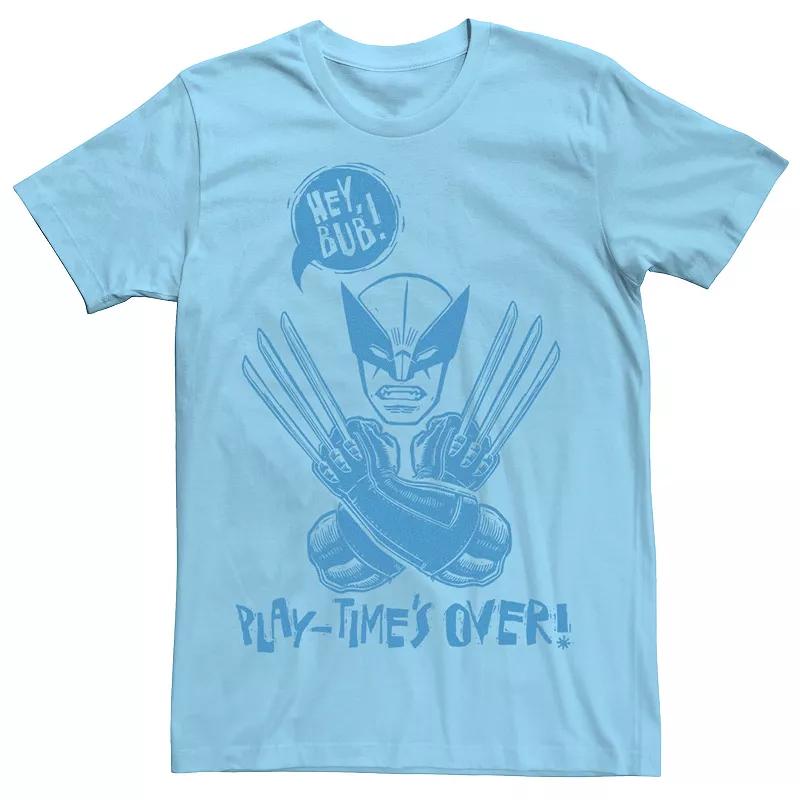Men's Marvel Wolverine Play Times Over Tee,  Product Image
