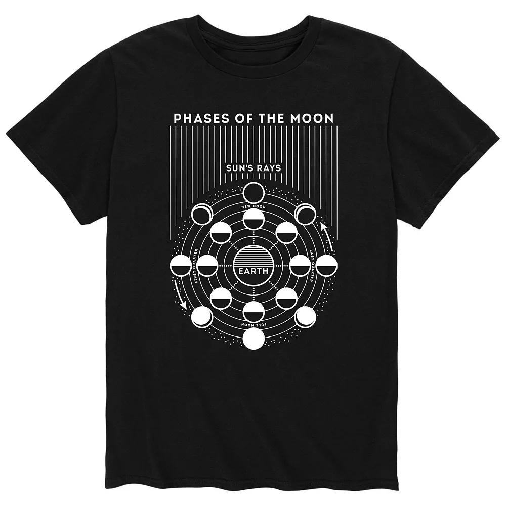 Men's Moon Phases Diagram Tee,  Product Image