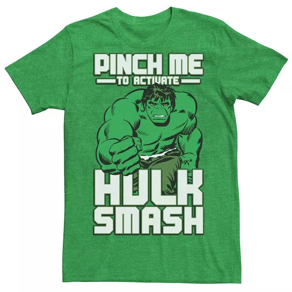 Men's Marvel Hulk Smash Pinch St. Patricks Tee,  Product Image