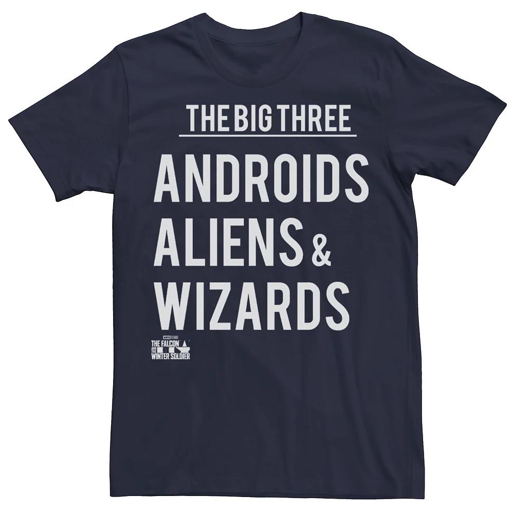 Men's Marvel Falcon & Winter Soldier Aliens Androids & Wizards Tee,  Product Image