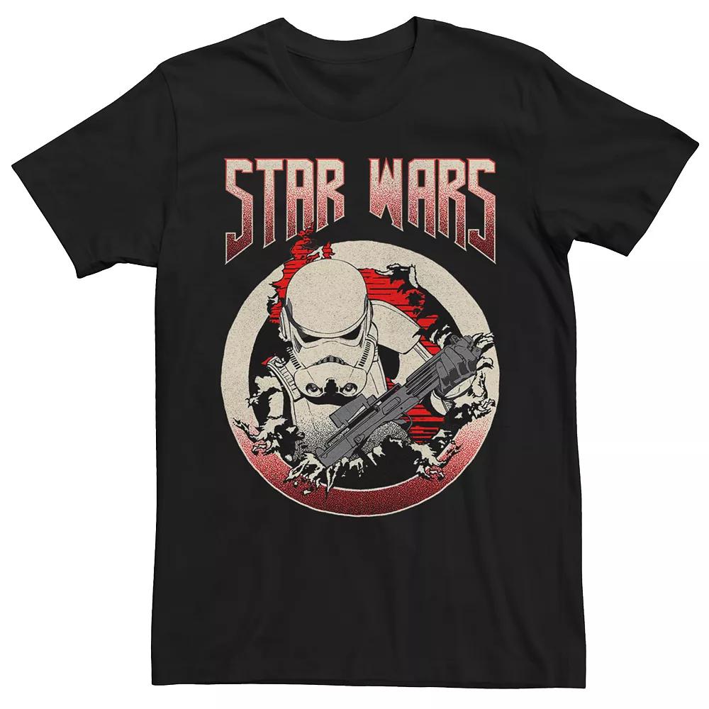 Men's Star Wars Stormtrooper Breakthrough Action Short Sleeve Tee,  Product Image
