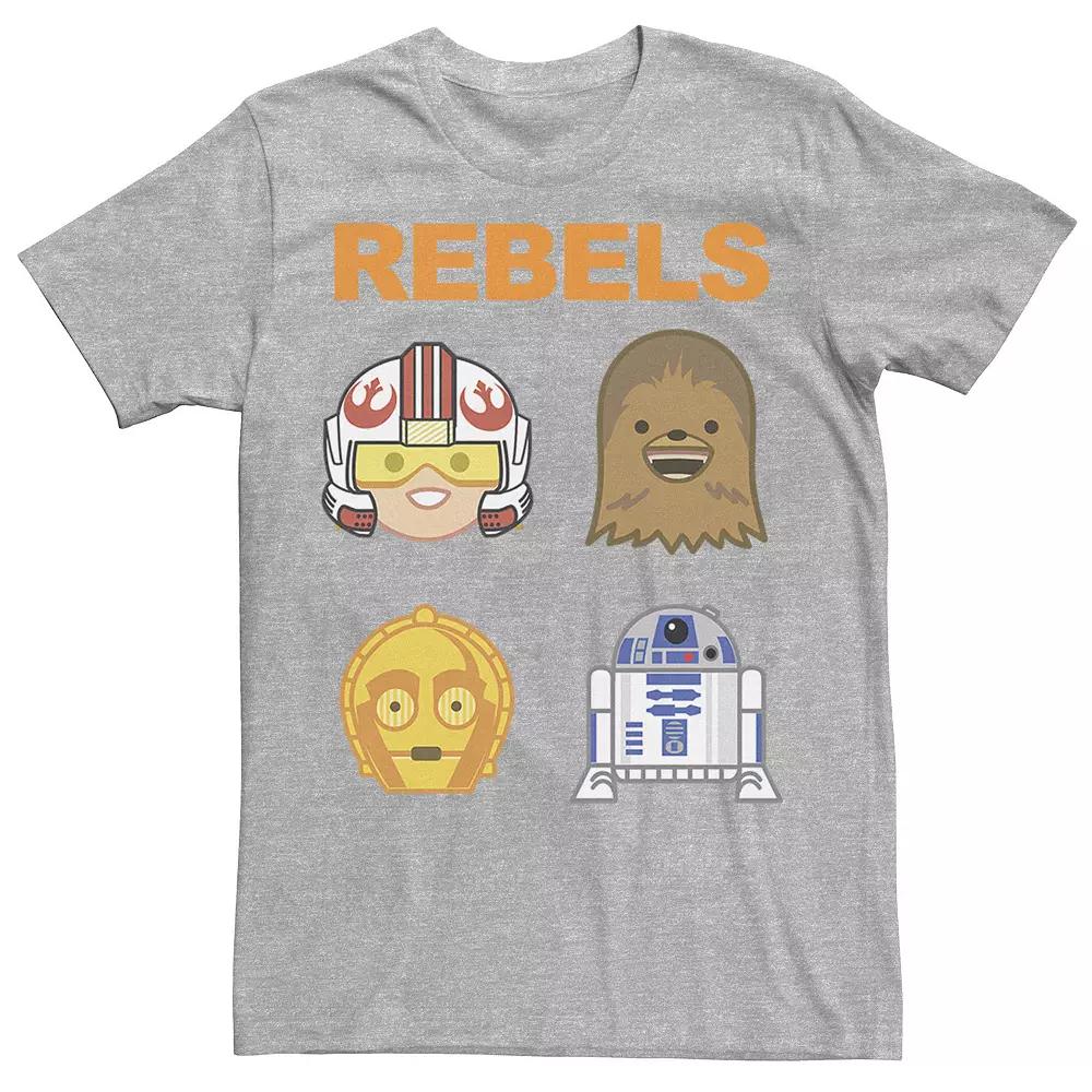 Men's Star Wars Kawaii Rebel Head Shots Tee,  Product Image