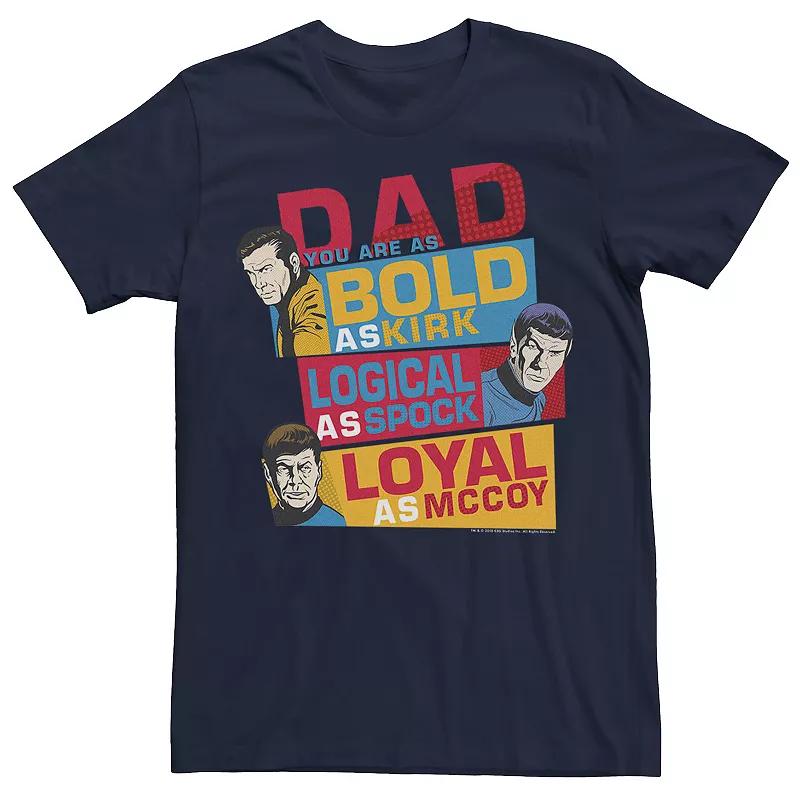 Big & Tall Star Trek Original Series Dad You Are Bold Tee, Men's,  Product Image