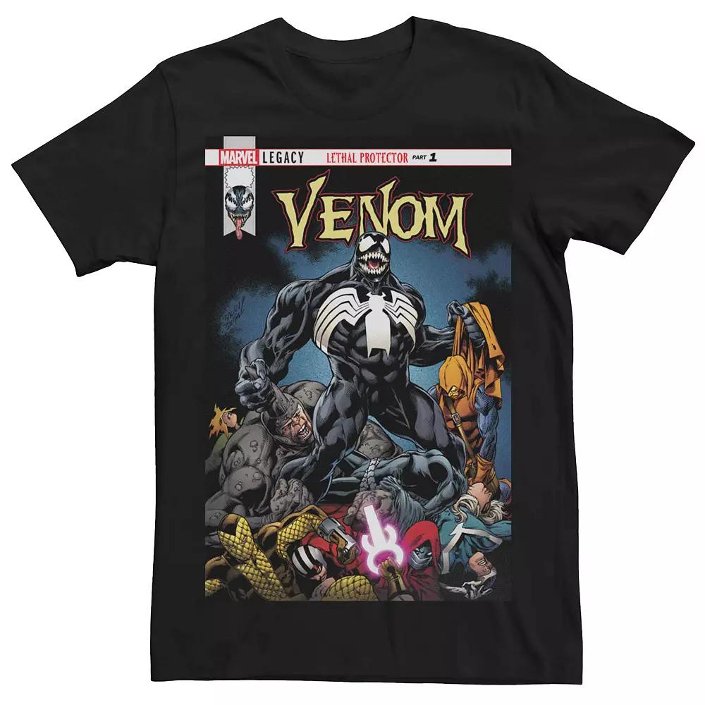 Men's Marvel Venom Lethal Protector Comic Cover Tee,  Product Image