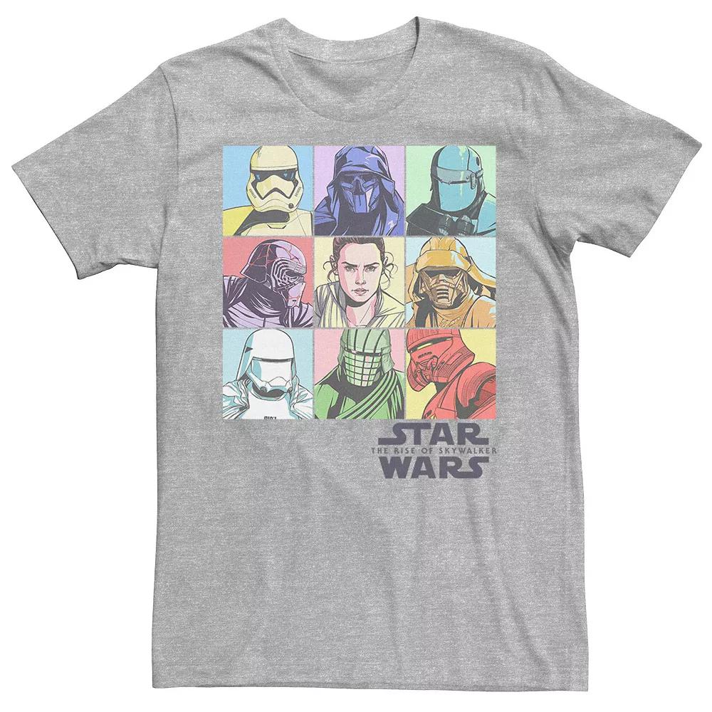 Men's Star Wars The Rise of Skywalker Pastel Character Bingo Graphic Tee,  Product Image
