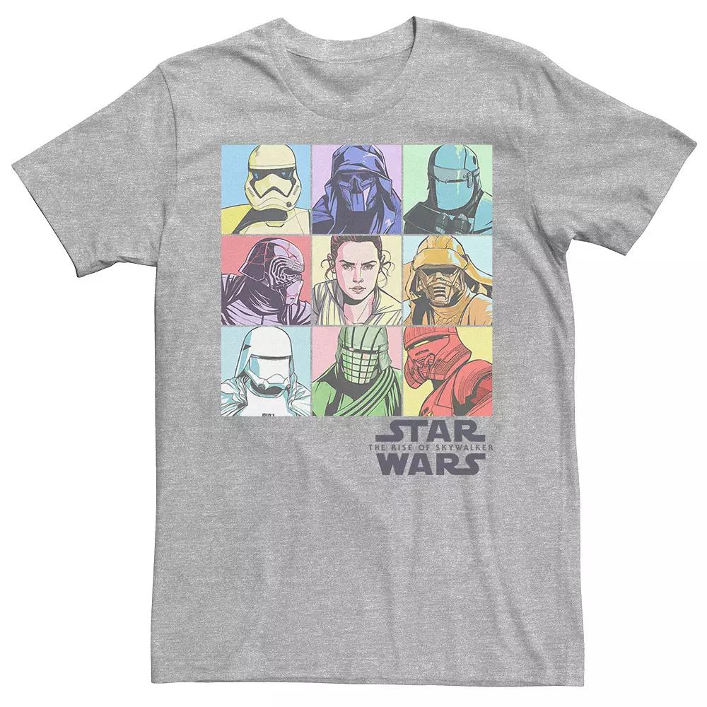 Men's Star Wars The Rise of Skywalker Pastel Character Bingo Graphic Tee,  Product Image