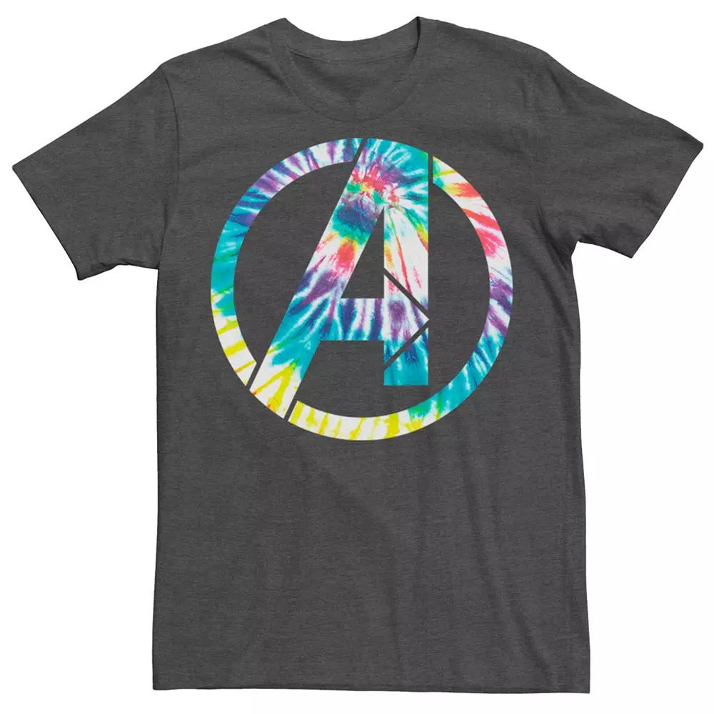 Men's Marvel Avengers Tie-Dye Symbol Tee,  Product Image