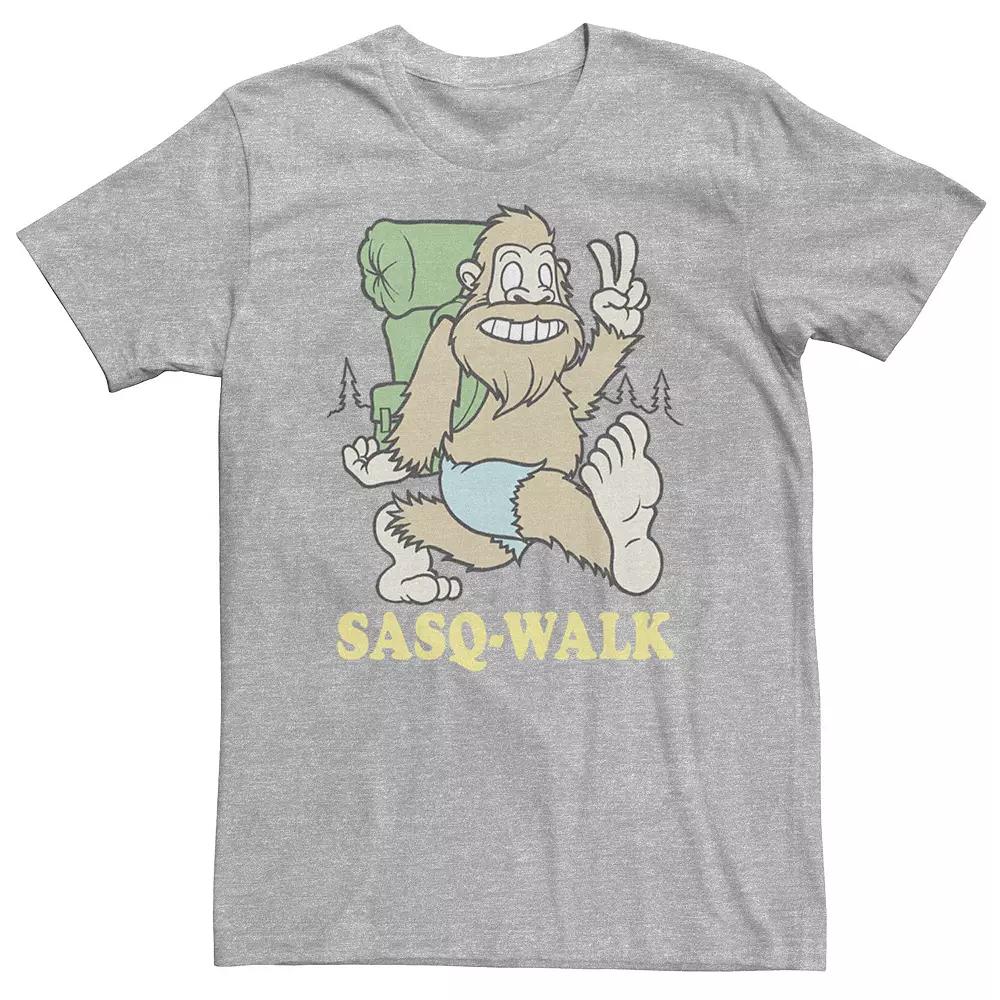 Big & Tall Sasqwalk Humor Humor Tee, Men's,  Product Image