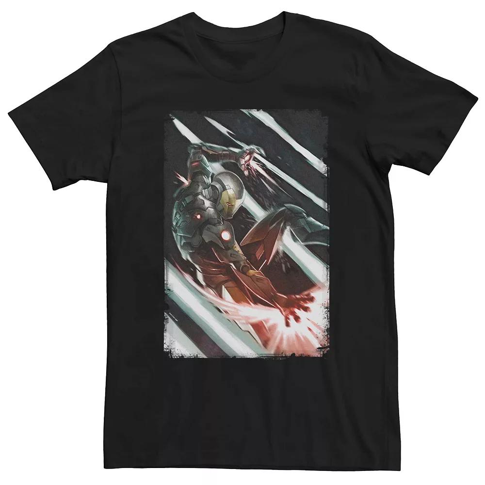 Men's Marvel Iron Man Powerful Blast Tee,  Product Image
