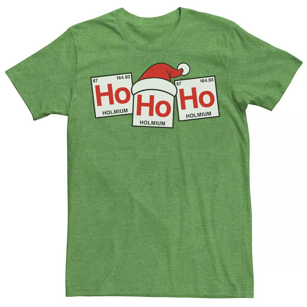 Men's Ho Ho Ho Elemental Christmas Square Tee,  Product Image