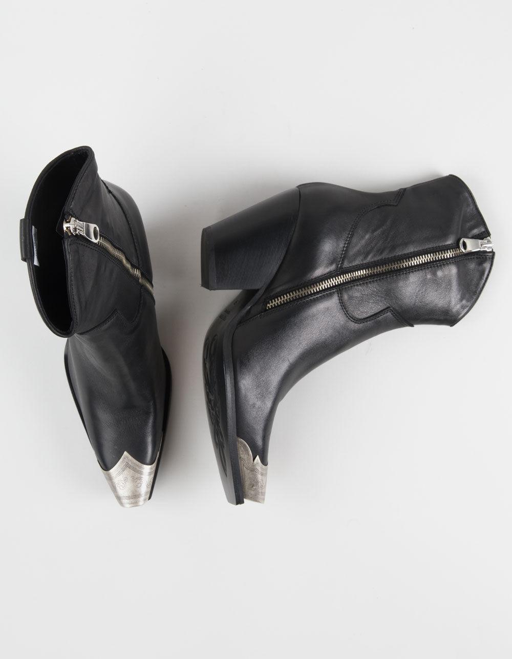 FREE PEOPLE Brayden Womens Western Boots - BLACK Product Image