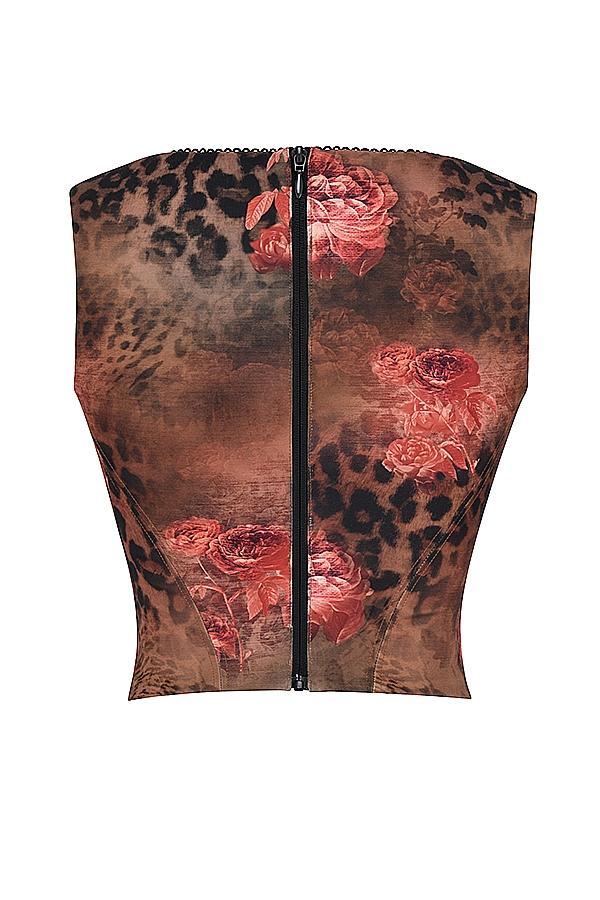 Kalina  floral printed corset - sale Product Image