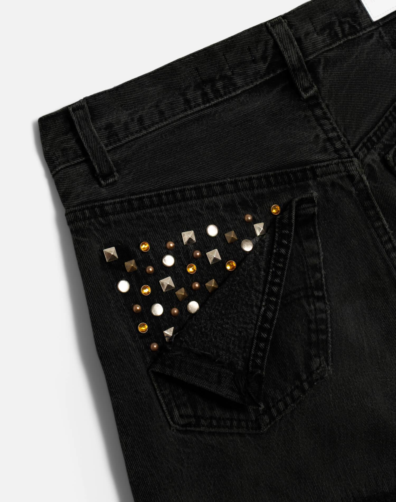 Levi's Multi Stud Boyfriend Jean - Black Multi Stud Product Image