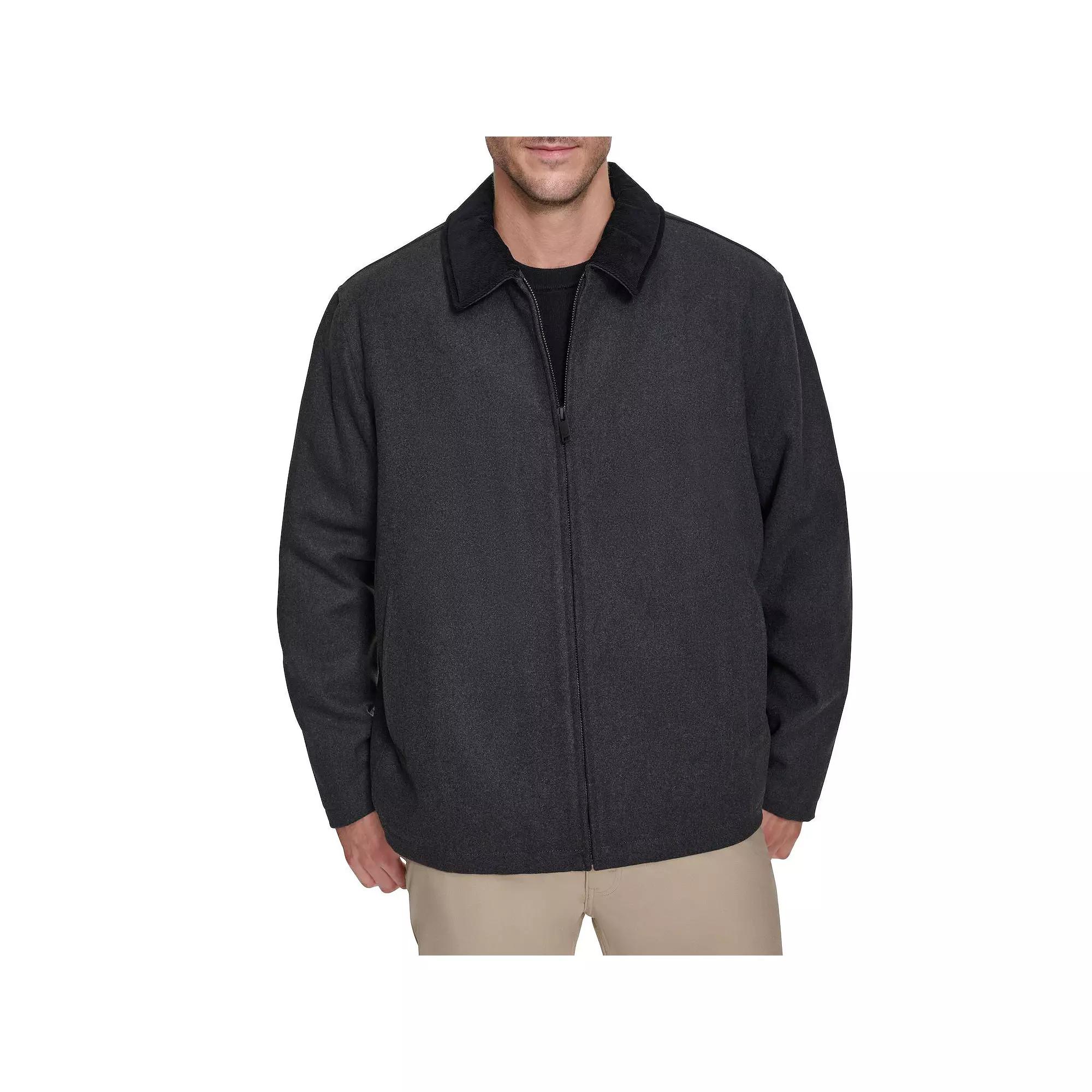 Big & Tall Dockers® Corduroy Collar Short Wool Coat, Men's,  Product Image