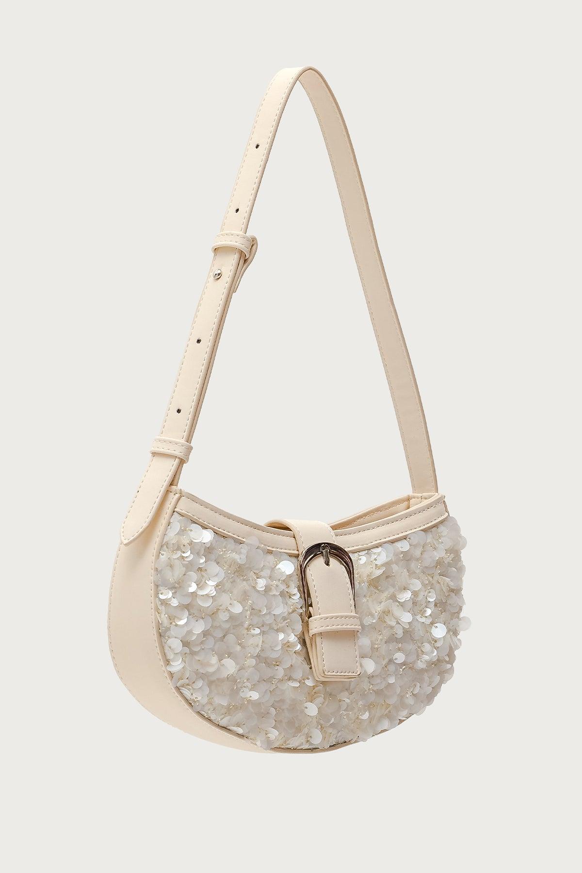 Sequin & Faux Leather Bag Product Image