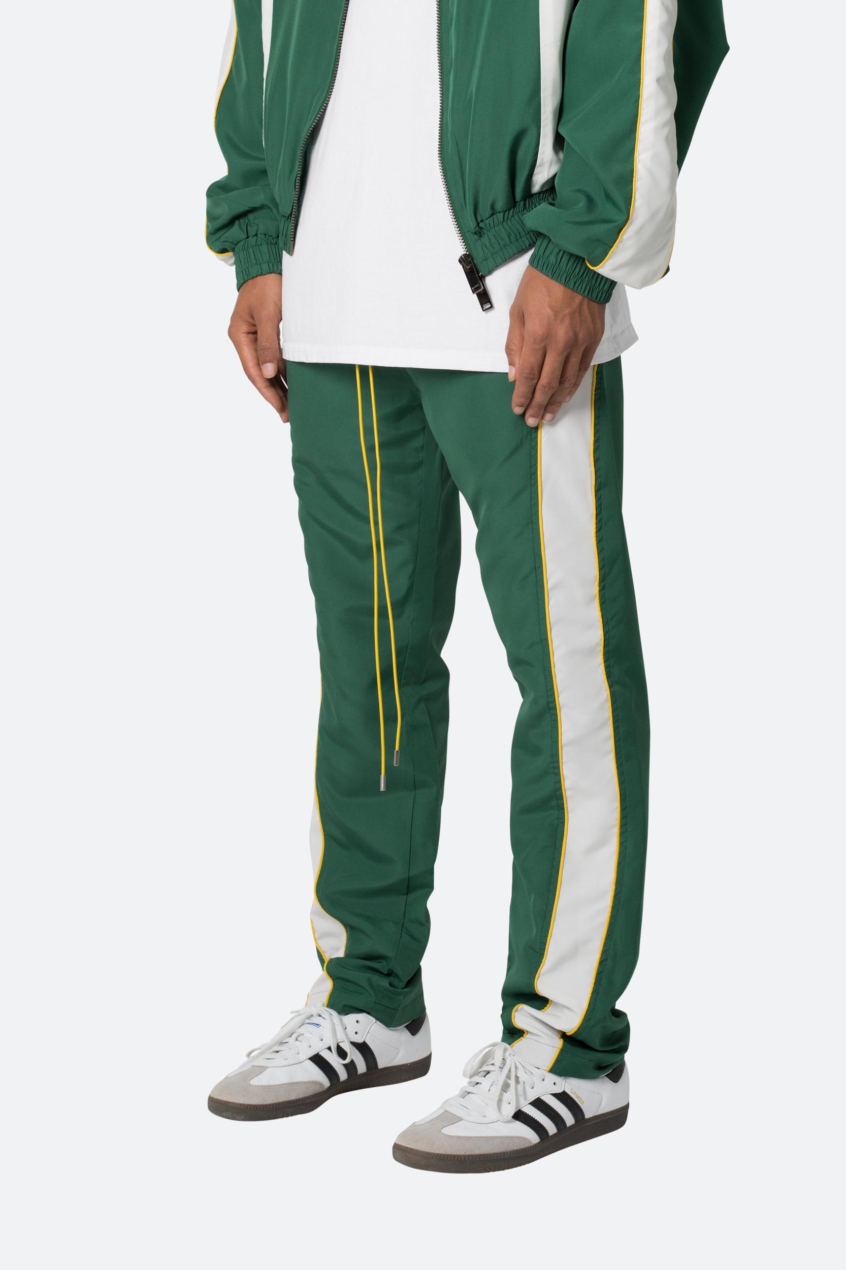 Race Track Pants - Green/White Product Image