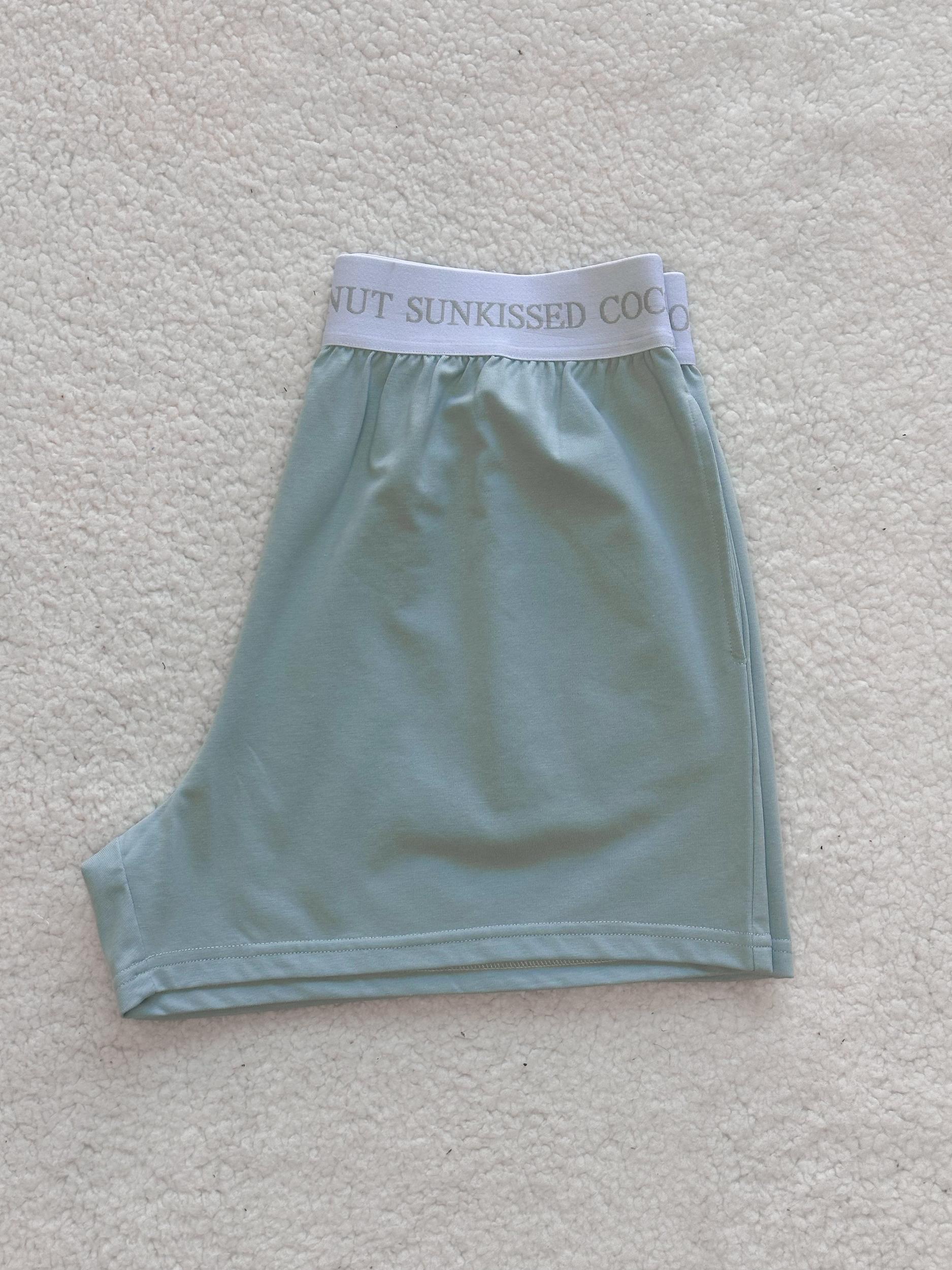 Hamptons Blue Basic Watercolor shorts Product Image