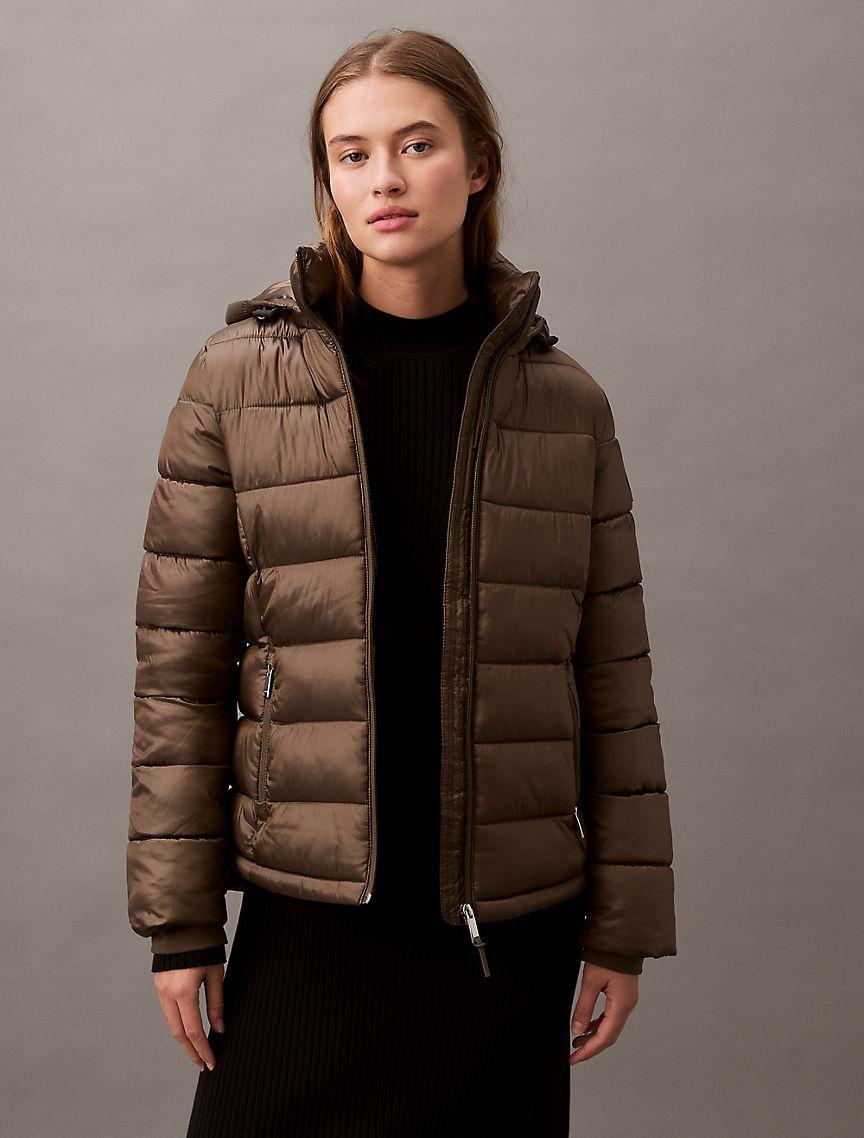 High Shine Lightweight Puffer Jacket Product Image