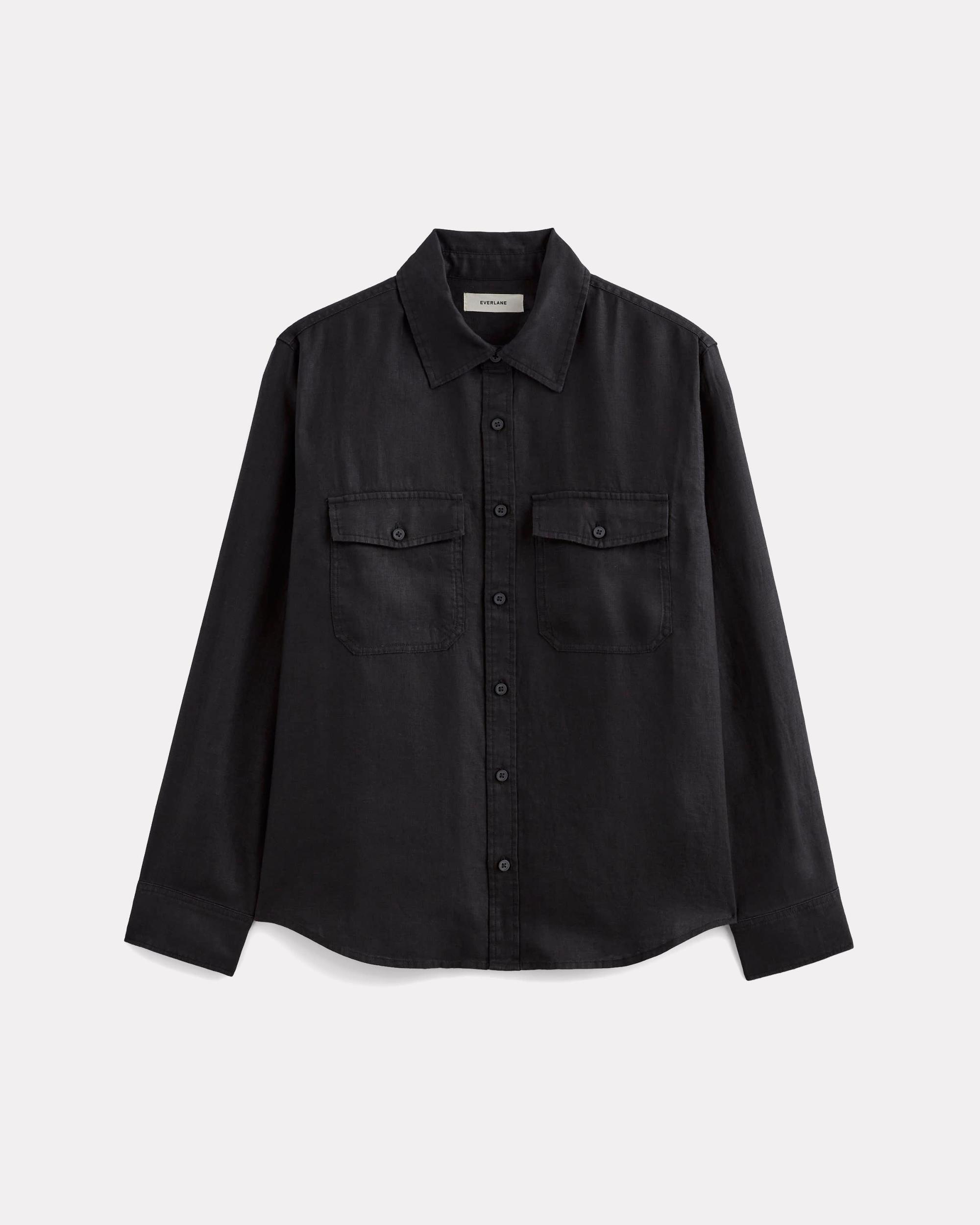 Mens Linen Utility Shirt by Everlane Product Image