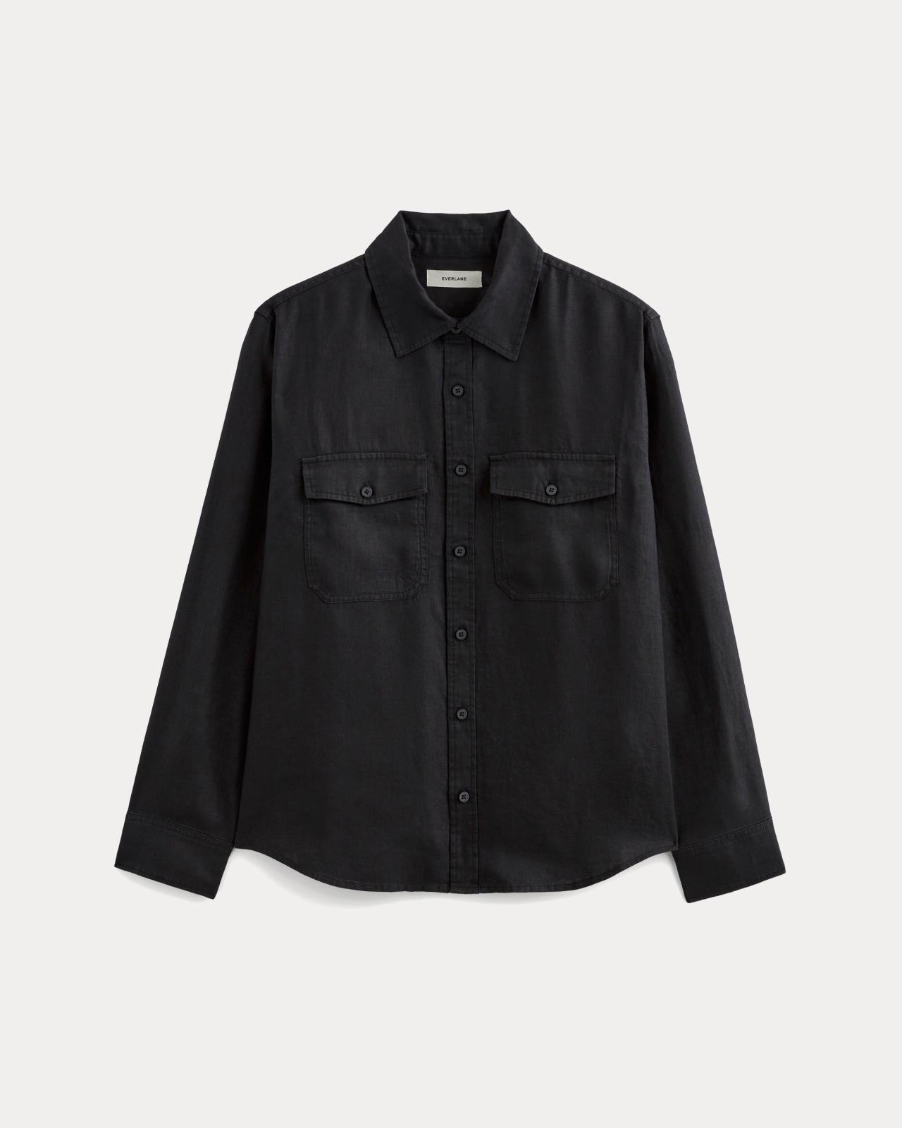 Mens Linen Utility Shirt by Everlane Product Image