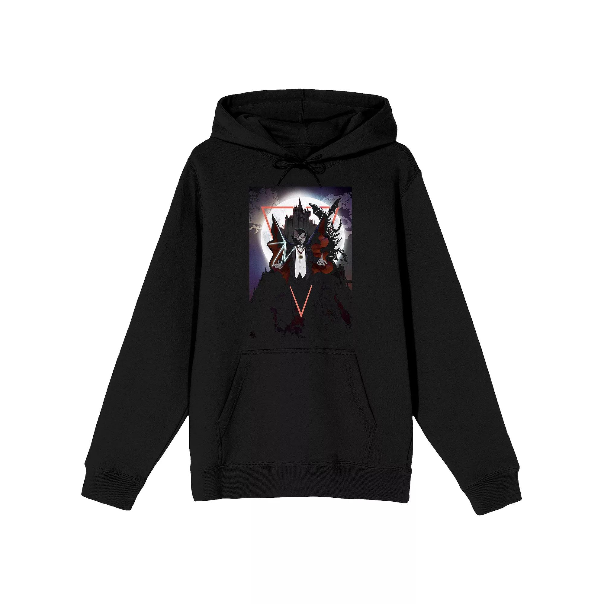 Men's Universal Monsters Dracula Graphic Hoodie, Size: XXL, Black Product Image